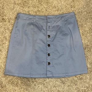 forever 21 light blue skirt